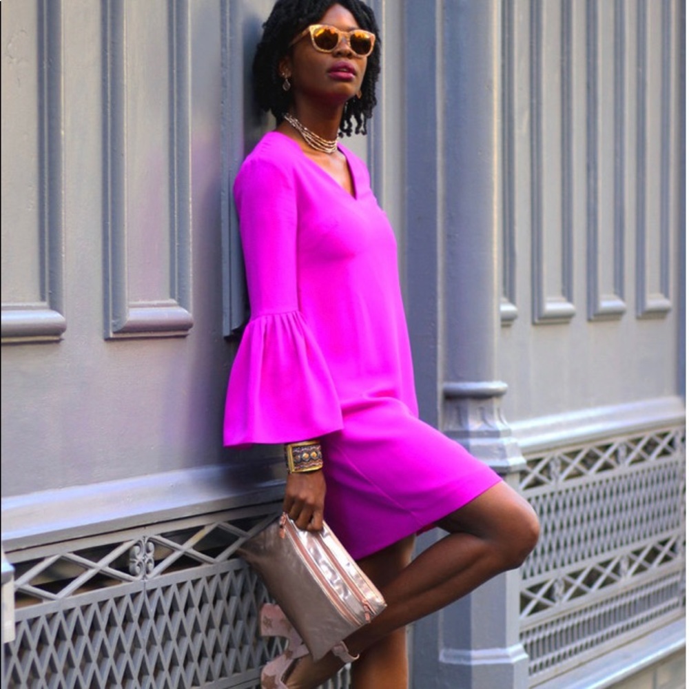 Hot pink Banana Republic Dress